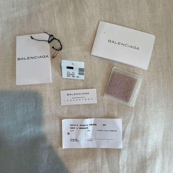 BALENCIAGA rose pink papier tote bag - Picture 12 of 12